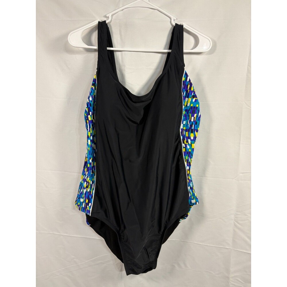 Catalina Women's one piece swimsuit blue Size 3X 22W-24W NEW